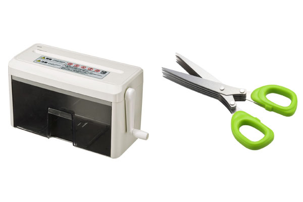 [追加篇]推荐简便可以使用的手动碎纸机以及碎纸机剪刀