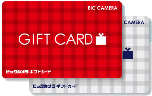 BicCamera 礼品卡图像样本