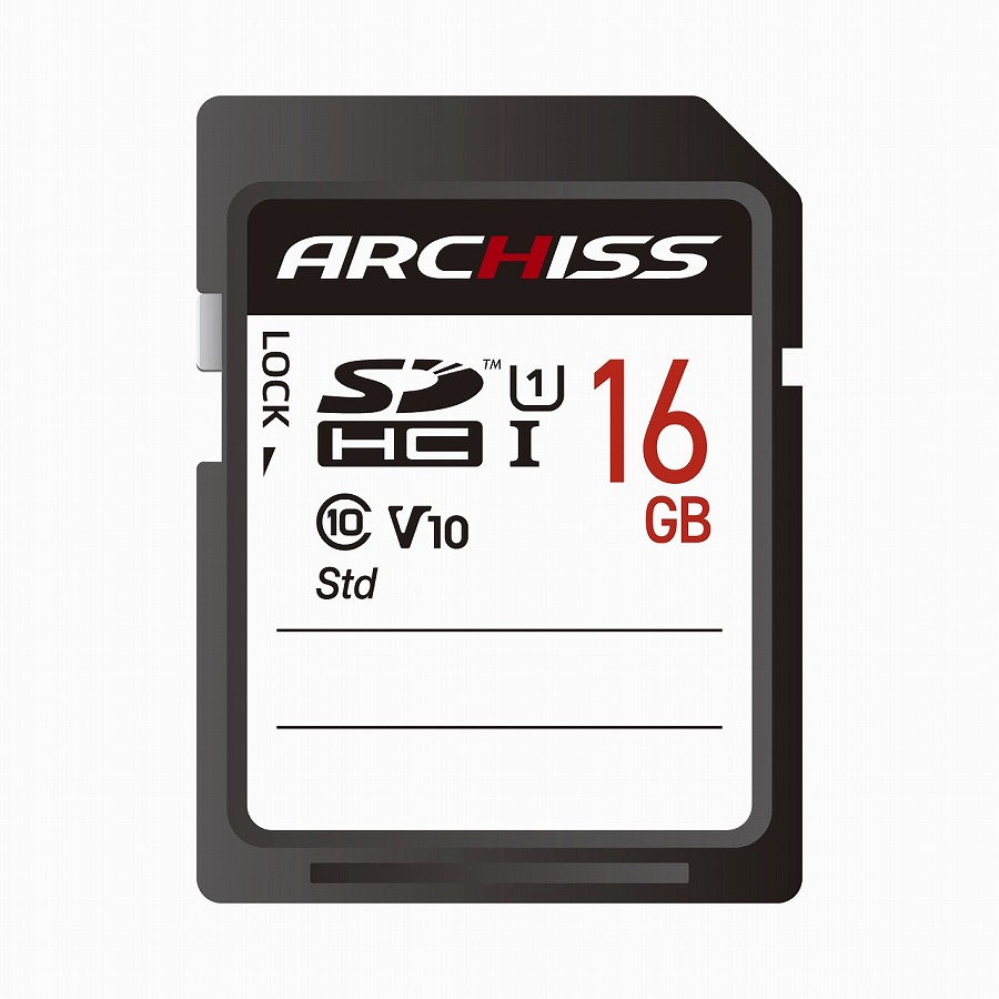 能把"随便用于用记得那个瞬间的"数码照相机的拍摄的标准型号ARCHISS SDHC/SDXC-Standard 16GB
