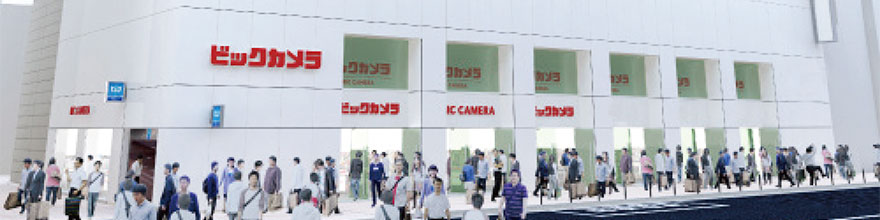 BicCamera 新宿东口店外观