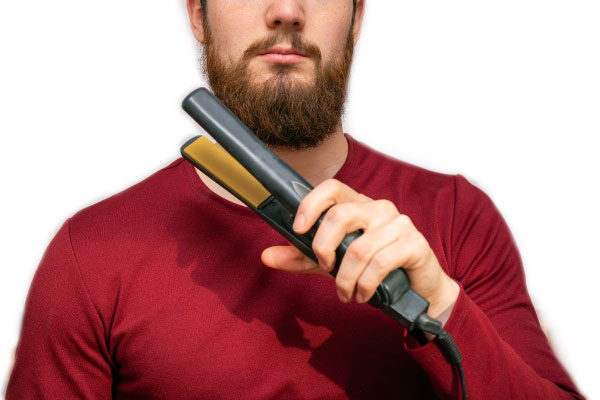 男子的转向，根据卷发棒选法发型选铭牌宽度的16-25mm|媒介长·长头发