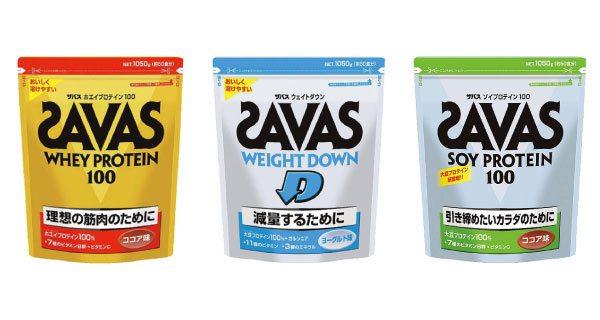 蛋白质的检查受欢迎的厂商的明治"SAVAS"(zabasu)