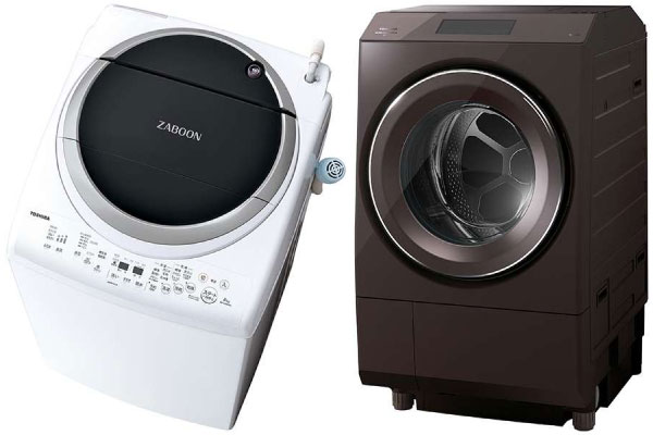 洗衣烘干机的受欢迎的厂商东芝(TOSHIBA)